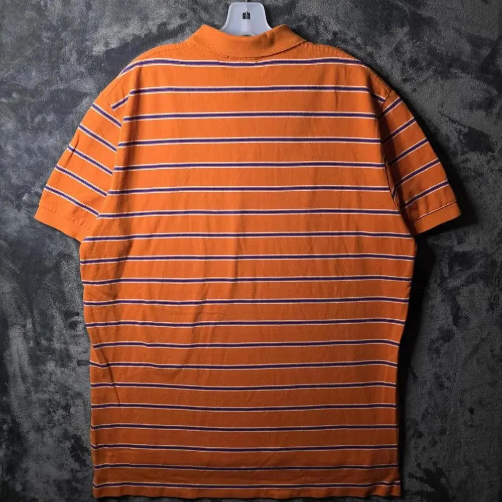 Polo Ralph Lauren Vtg Striped Mens Polo Sz Large